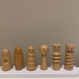 Lovevery wooden emotion toys Montessori toys